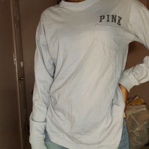 Victoria Secret PINK sequin long sleeve tee XS